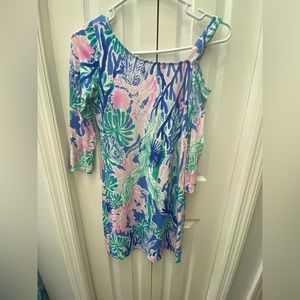Lilly Pulitzer XXS EUC Lori dress in Multi Jet Stream